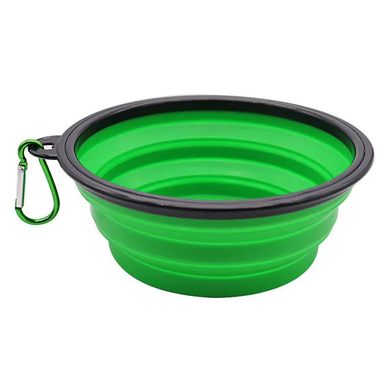 Pet Bowl Dogs Cats 350ML/1000ML Portable Foldable Food Water Container for Outdoor Travel Portable Feeding Bowls Pets Prodcuts