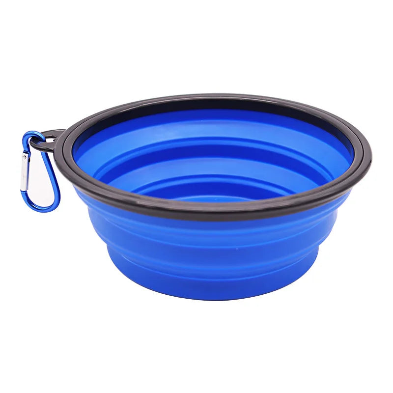 Pet Bowl Dogs Cats 350ML/1000ML Portable Foldable Food Water Container for Outdoor Travel Portable Feeding Bowls Pets Prodcuts